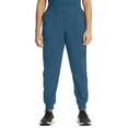 thumbnail image 1 of Cherokee Infinity Scrubs Pant For Women Mid Rise Jogger CK080A, L, Caribbean Blue, 1 of 9