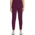 thumbnail image 1 of Cherokee Infinity Scrubs Pant For Women Mid Rise Jogger CK080AP, L Petite, Wine, 1 of 9