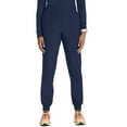 thumbnail image 1 of Cherokee Infinity Scrubs Pant For Women Mid Rise Jogger CK080AP, M Petite, Navy, 1 of 9