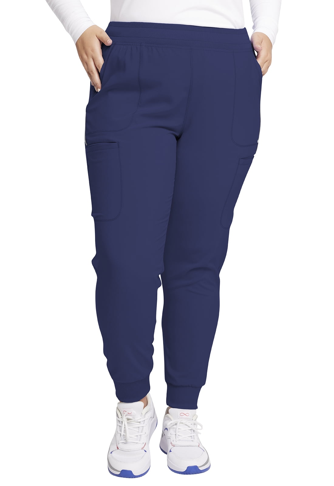 Cherokee Infinity Scrubs Pant For Women Mid Rise Jogger CK080AT M Tall Navy Walmart Business Supplies