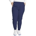 thumbnail image 1 of Cherokee Infinity Scrubs Pant For Women Mid Rise Jogger Plus Size CK080AT, 2XL Tall, Navy, 1 of 4