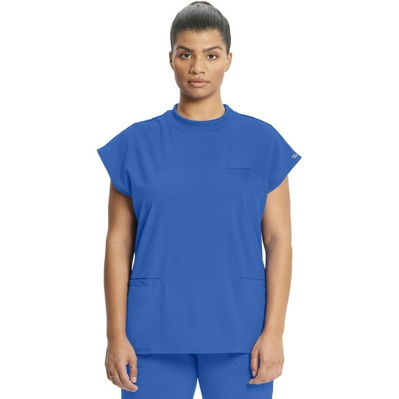 Cherokee Infinity Scrubs Top For Women Mock Neck CK742A