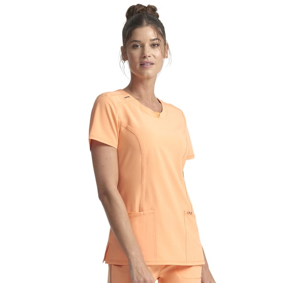 Cherokee Infinity Scrubs Top For Women Round Neck 2624A