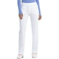 thumbnail image 1 of Cherokee Infinity Women Medical Scrubs Pant Low Rise Slim Pull-On Plus Size 1124A, 2XL, White, 1 of 7