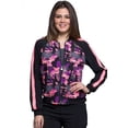 thumbnail image 1 of Cherokee Infinity Women Warm Up Medical Scrubs Jacket Zip Front Plus Size CK309, 2XL, Don't Mesh Around, 1 of 7