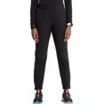 thumbnail image 1 of Cherokee Infinity Women's Pull-on Scrub Cargo Pants with Mid-Rise Tapered Leg and 5 Pockets Plus Size IN120A, 2XL, Black, 1 of 3