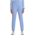 thumbnail image 1 of Cherokee Infinity Women's Pull-on Scrub Cargo Pants with Mid-Rise Tapered Leg and 5 Pockets Plus Size IN120A, 3XL, Ciel, 1 of 4