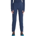thumbnail image 1 of Cherokee Infinity Women's Pull-on Scrub Cargo Pants with Mid-Rise Tapered Leg and 5 Pockets Plus Size IN120A, 3XL, Navy, 1 of 4