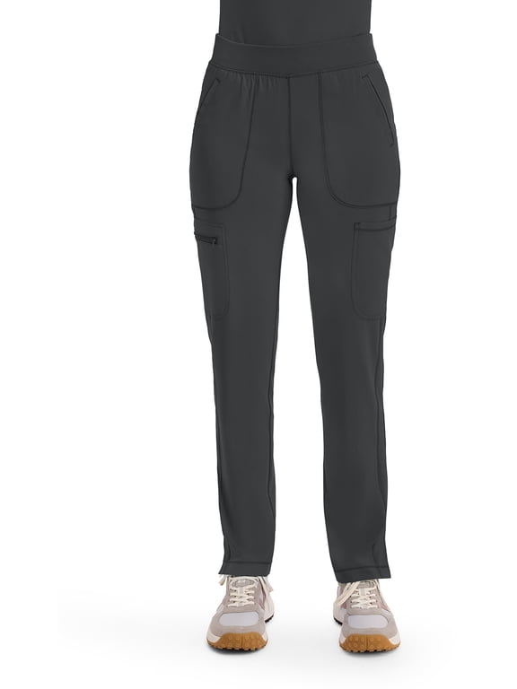Infinity Women's Scrubs Pant Mid Rise Tapered Leg Pull-On CK065A