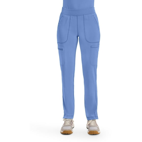Cherokee Infinity Women's Scrubs Pant Mid Rise Tapered Leg Pull-On CK065A
