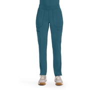 Cherokee Infinity Womens Scrubs Pant Mid Rise Tapered Leg Pull-On CK065A