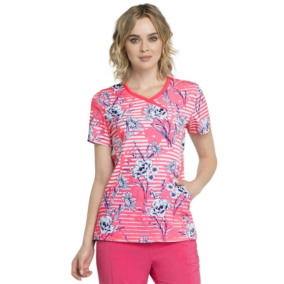 Cherokee Infinity Women's Scrubs Top Mock Wrap CK608