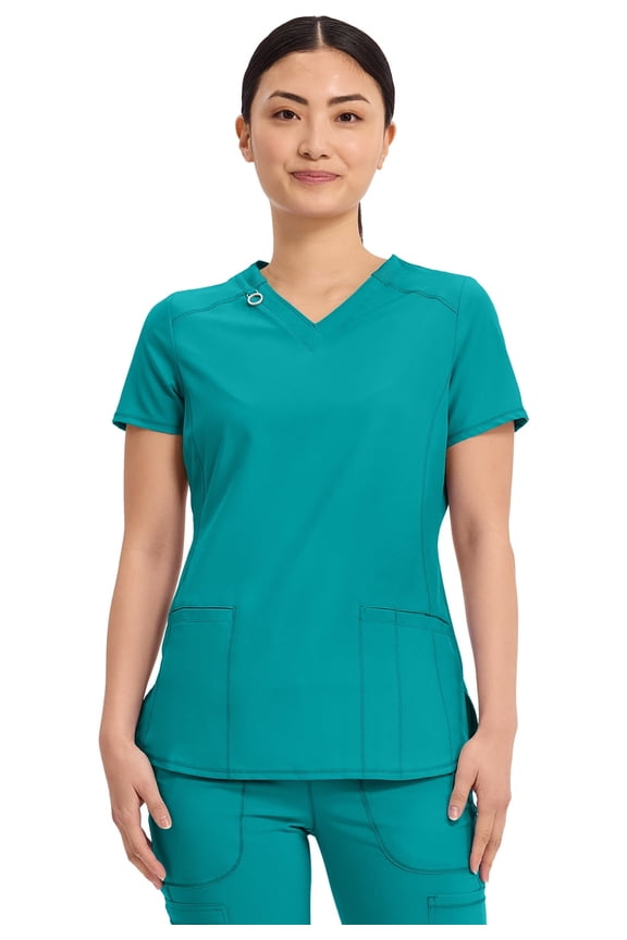 Infinity Women's Scrubs Top V-Neck CK865A