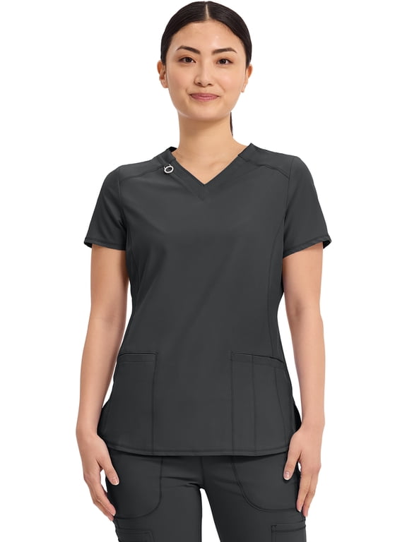 Infinity Women's Scrubs Top V-Neck CK865A