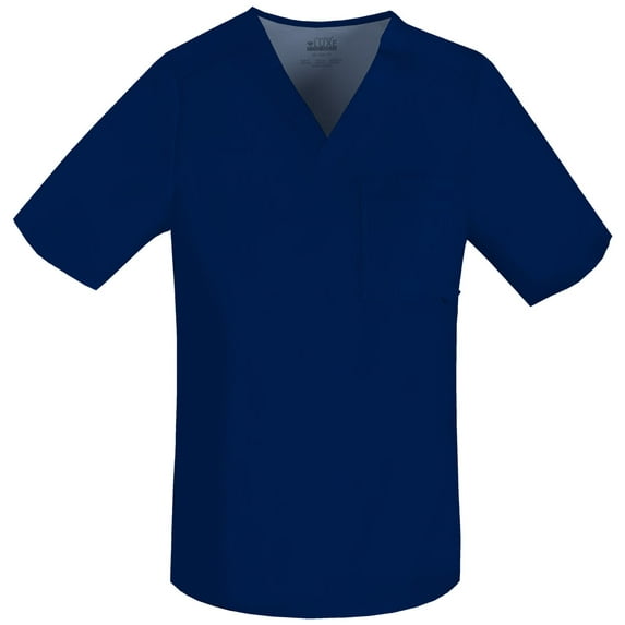 Cherokee Luxe Men Scrubs Top V-Neck 1929