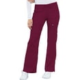 thumbnail image 1 of Cherokee Luxe Women's Scrubs Pant Low Rise Flare Leg Drawstring Cargo 21100, 1 of 5