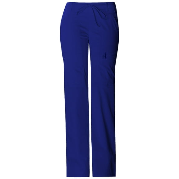 Cherokee Luxe Women's Scrubs Pant Low Rise Flare Leg Drawstring Cargo 21100
