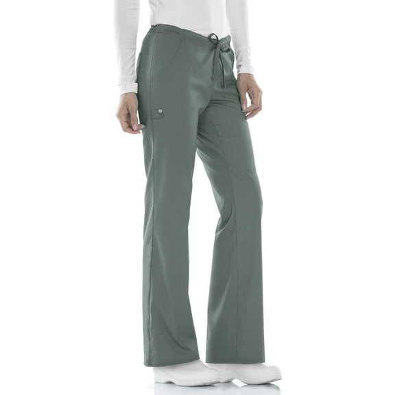 Cherokee Luxe Women's Scrubs Pant Low Rise Straight Leg Drawstring 1066