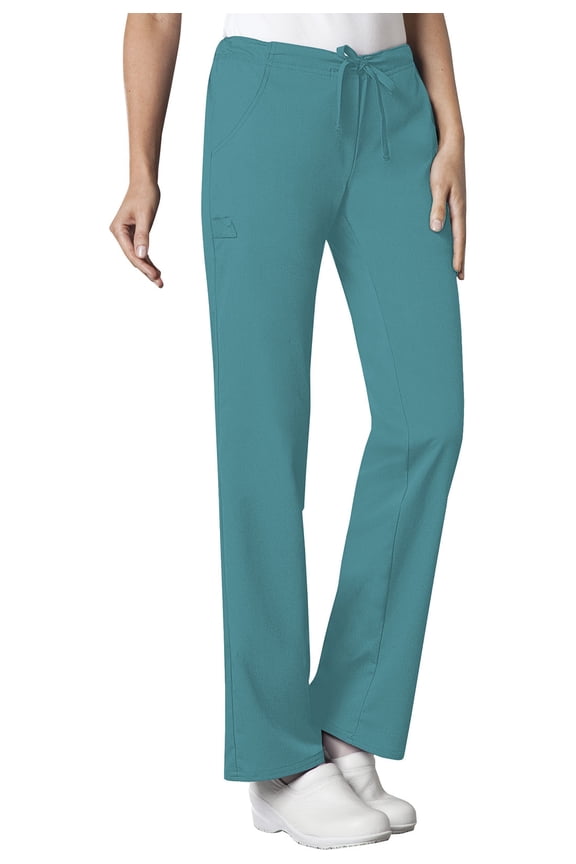 Luxe Women's Scrubs Pant Low Rise Straight Leg Drawstring 1066
