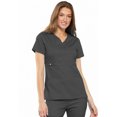 thumbnail image 1 of Cherokee Luxe Women's Scrubs Top Empire Waist Mock Wrap 21701, 1 of 5