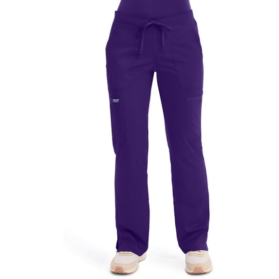 Cherokee Medical Scrub Pants for Women, Mid Rise Moderate Flare Drawstring Scrub Bottoms - WW120