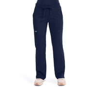 Cherokee Medical Scrub Pants for Women, Mid Rise Moderate Flare Drawstring Scrub Bottoms - WW120