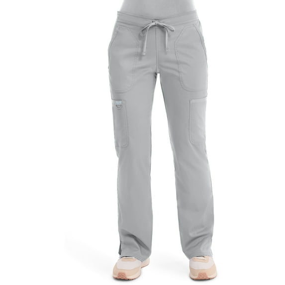 Cherokee Medical Scrub Pants for Women, Mid Rise Moderate Flare Drawstring Scrub Bottoms - WW120