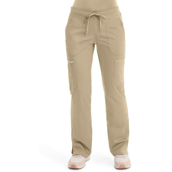 Cherokee Medical Scrub Pants for Women, Mid Rise Moderate Flare Drawstring Scrub Bottoms - WW120