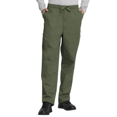 Medical Cargo Pants for Men Workwear Originals, Zipper Fly Scrubs for Men 4000