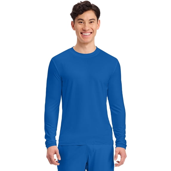 Cherokee Men's Long Sleeve Underscrub Tee Modern T-shirt with Crew Neck - CK807