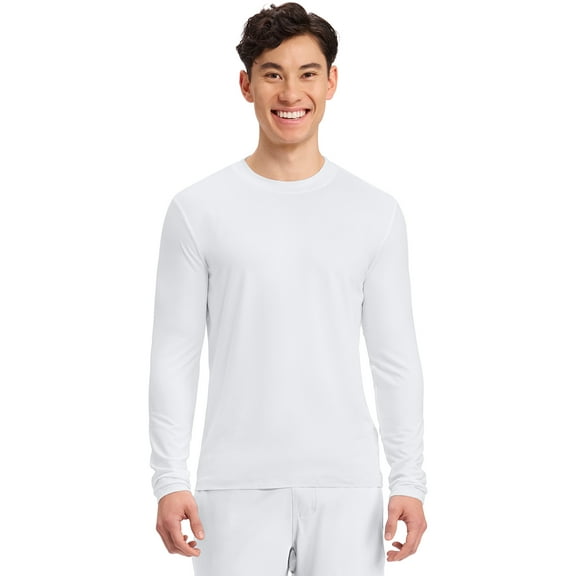 Cherokee Men's Long Sleeve Underscrub Tee Modern T-shirt with Crew Neck - CK807