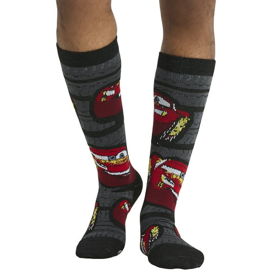 Cherokee Mprintsupport Men Men's 10-15mmHg Support Socks, One Size, Keepin' Up