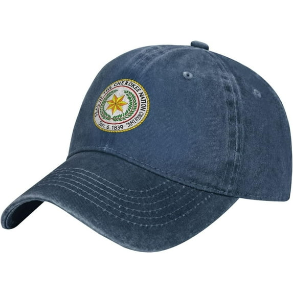 Cherokee Nation Great Seal Unisex Baseball Cap Adjustable Dad Hat Denim Hat Trucker Hat