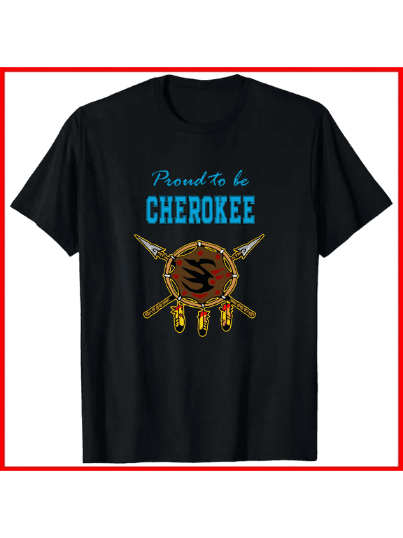 Cherokee Native Pride Tribal Spirit Holiday Graphic Unisex T-Shirt V19389 ,up to size 5XL