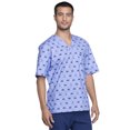 thumbnail image 1 of Cherokee Prints Men Scrubs Top V-Neck CK675, 1 of 5