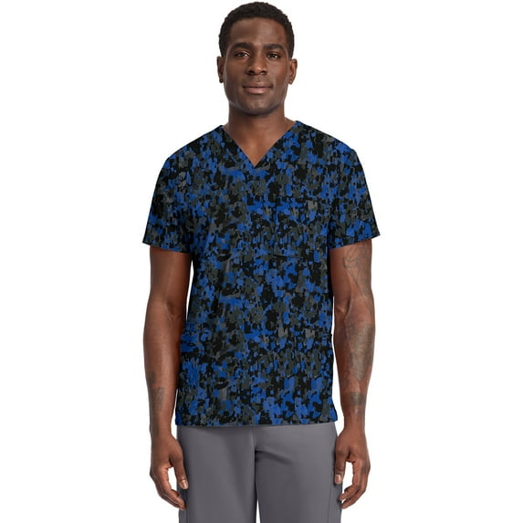 Cherokee Prints Scrubs Top For V-Neck Print CK691