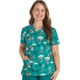thumbnail image 1 of Cherokee Prints Scrubs Top For Women V-Neck Print CK651, 1 of 5