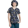 thumbnail image 1 of Cherokee Prints Scrubs Top For Women V-Neck Print CK671, 1 of 4