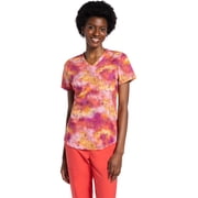 Cherokee Prints Scrubs Top For Women V-Neck Tuckable Print CK664
