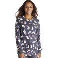 thumbnail image 1 of Cherokee Prints Warm Up Scrubs Jacket For Women Snap Front Print CK321, 1 of 5