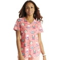 thumbnail image 1 of Cherokee Prints Women Medical Scrubs Top V-Neck Print CK637, 1 of 5
