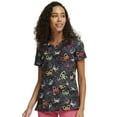 thumbnail image 1 of Cherokee Prints Women Scrubs Top V-Neck Print CK678, 1 of 5