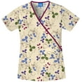 thumbnail image 1 of Cherokee Prints Women's Scrubs Top Mock Wrap 4826, 1 of 4