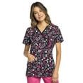 thumbnail image 1 of Cherokee Prints Women's Scrubs Top Mock Wrap CK620, 1 of 5