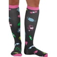 thumbnail image 1 of Cherokee Printsupport Women 8-12 mmHg Support Socks, Plus, Scrub Life - Scrub Life,Plus, 1 of 7