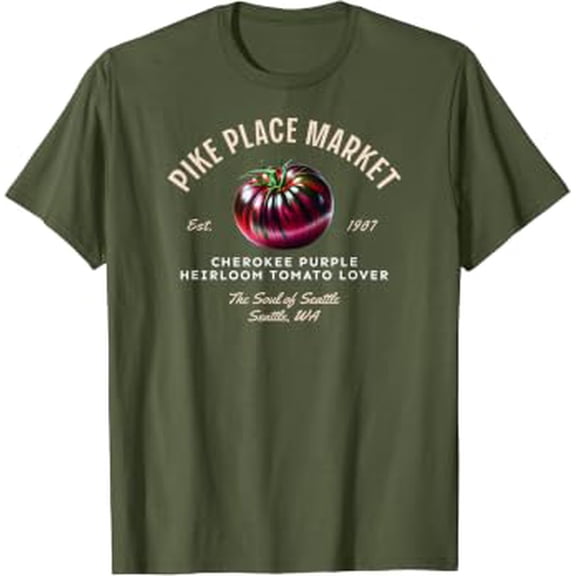 Cherokee Purple Tomato Pike Place Market's Jewel T-Shirt