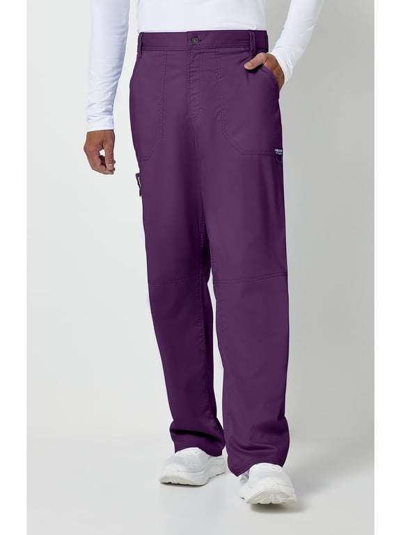 Revolution Men Scrubs Pant Fly Front WW140 X-Large Eggplant