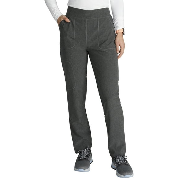 Cherokee Scrubs Pant For Women Mid Rise Tapered Leg Pull-on Cargo CK248A