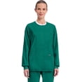 thumbnail image 1 of Cherokee Snap Front Scrub Jackets for Women, Workwear Revolution Soft Stretch WW310, 1 of 9