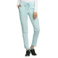 thumbnail image 1 of Cherokee Statement Women Scrubs Pant, Mid Rise Straight Leg Drawstrings, CK055P, XS Petite, Clearwater, 1 of 7
